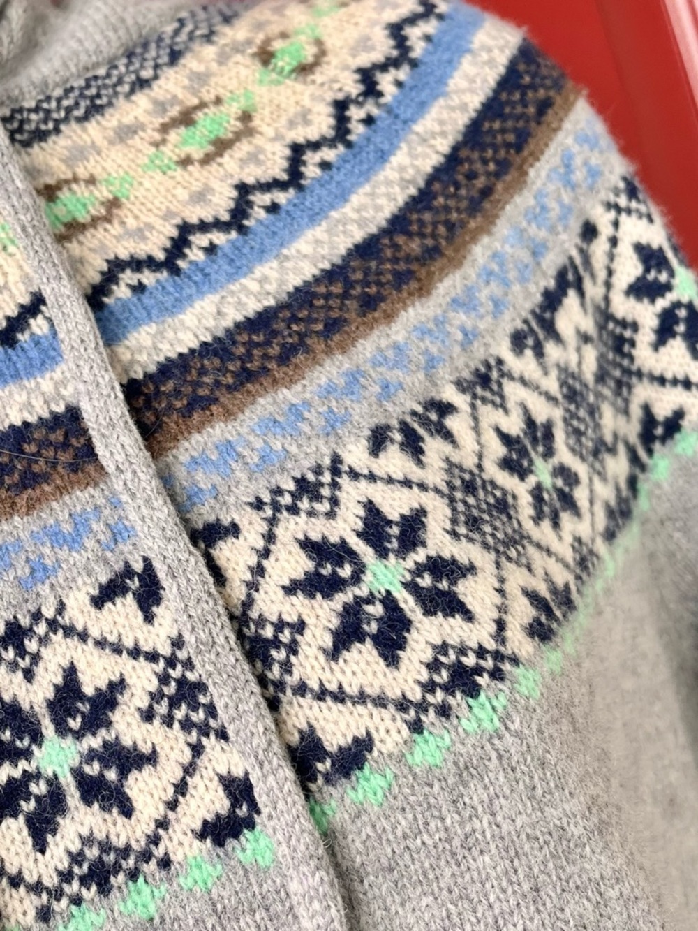 Tabitha Webb Wool Blend Fair Isle Sweater - Picture 3 of 5